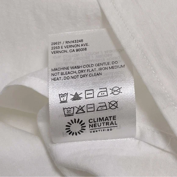 Reformation Kye Midi Dress in White with Custom Beaded front detail | Sz 6 - Picture 10 of 11